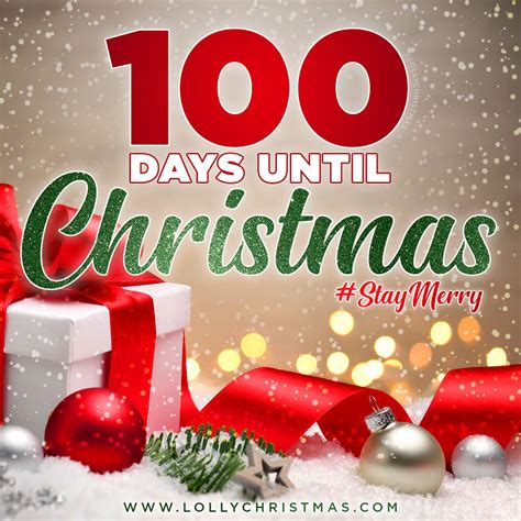 It’s 100 days to Christmas Can .